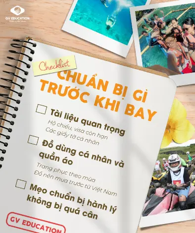 Chuẩn bị gì trước khi bay du học ?